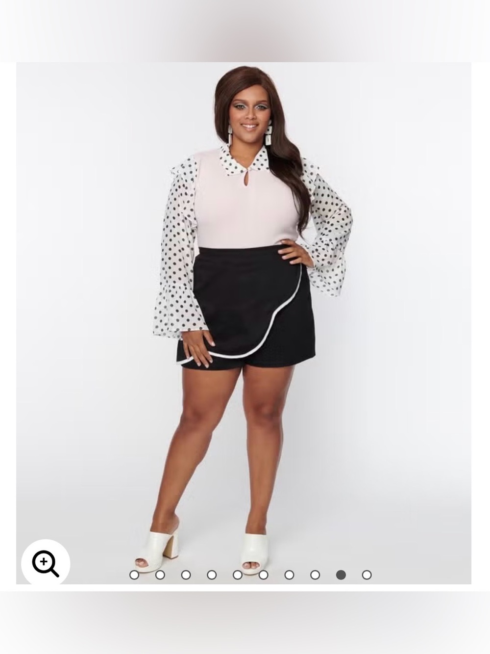 Scalloped Edge Skort - Smak Parlour - 3x/20 - NWT 🌟